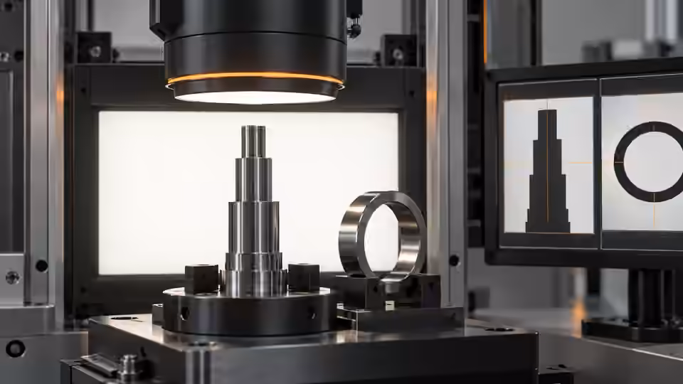 Dimensional inspection: lighting and edge ROI