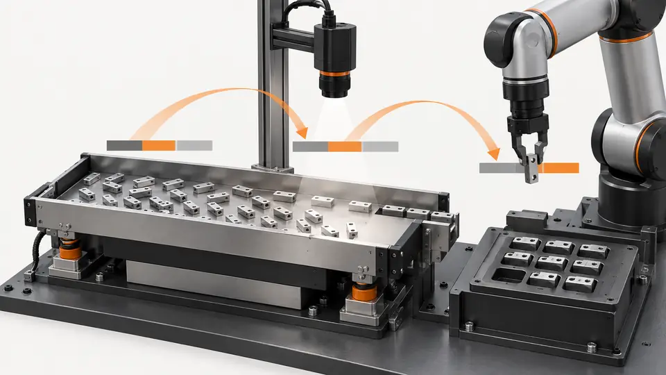 Measure the feeder, camera and robot cycle as one system