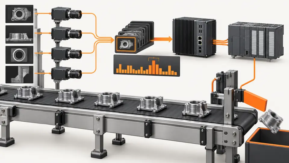 Load-test latency from trigger to PLC decision
