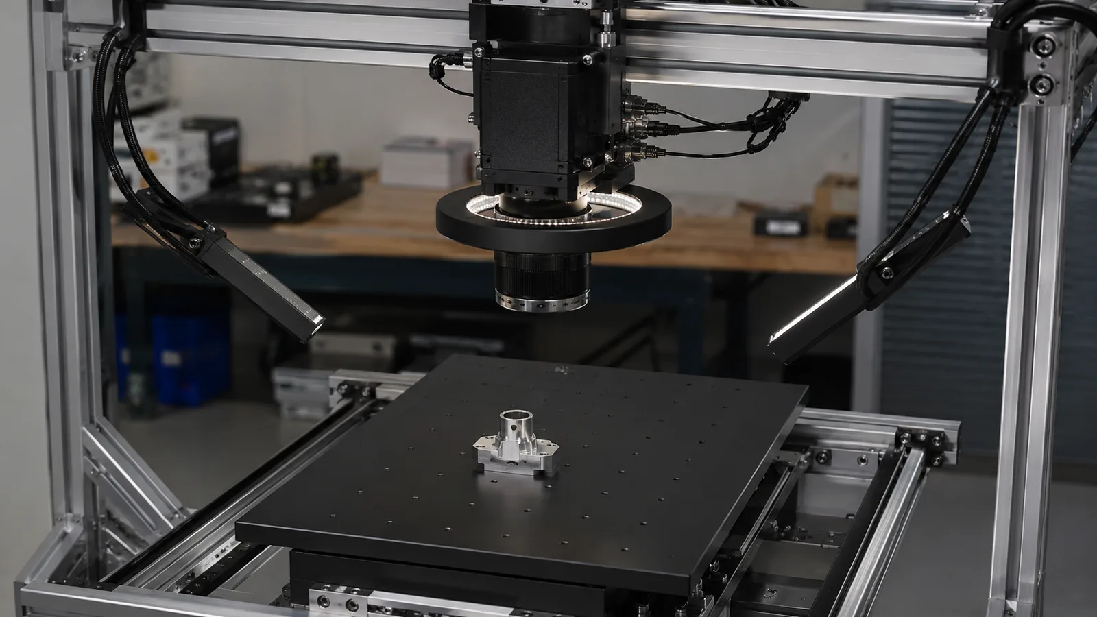 Area scan industrial camera explaining full frame machine vision capture